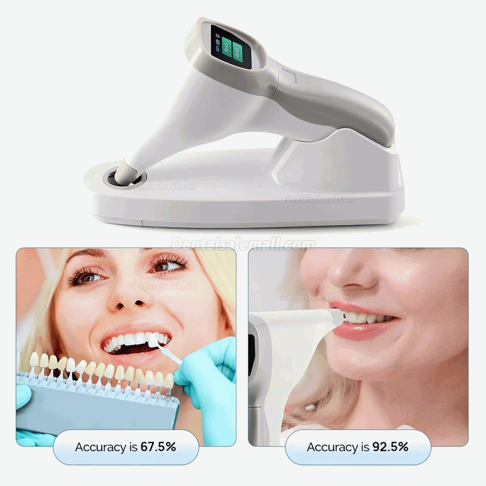 Dental LED Tooth Color Comparator Digital Colormeter with Teeth Shade Guide